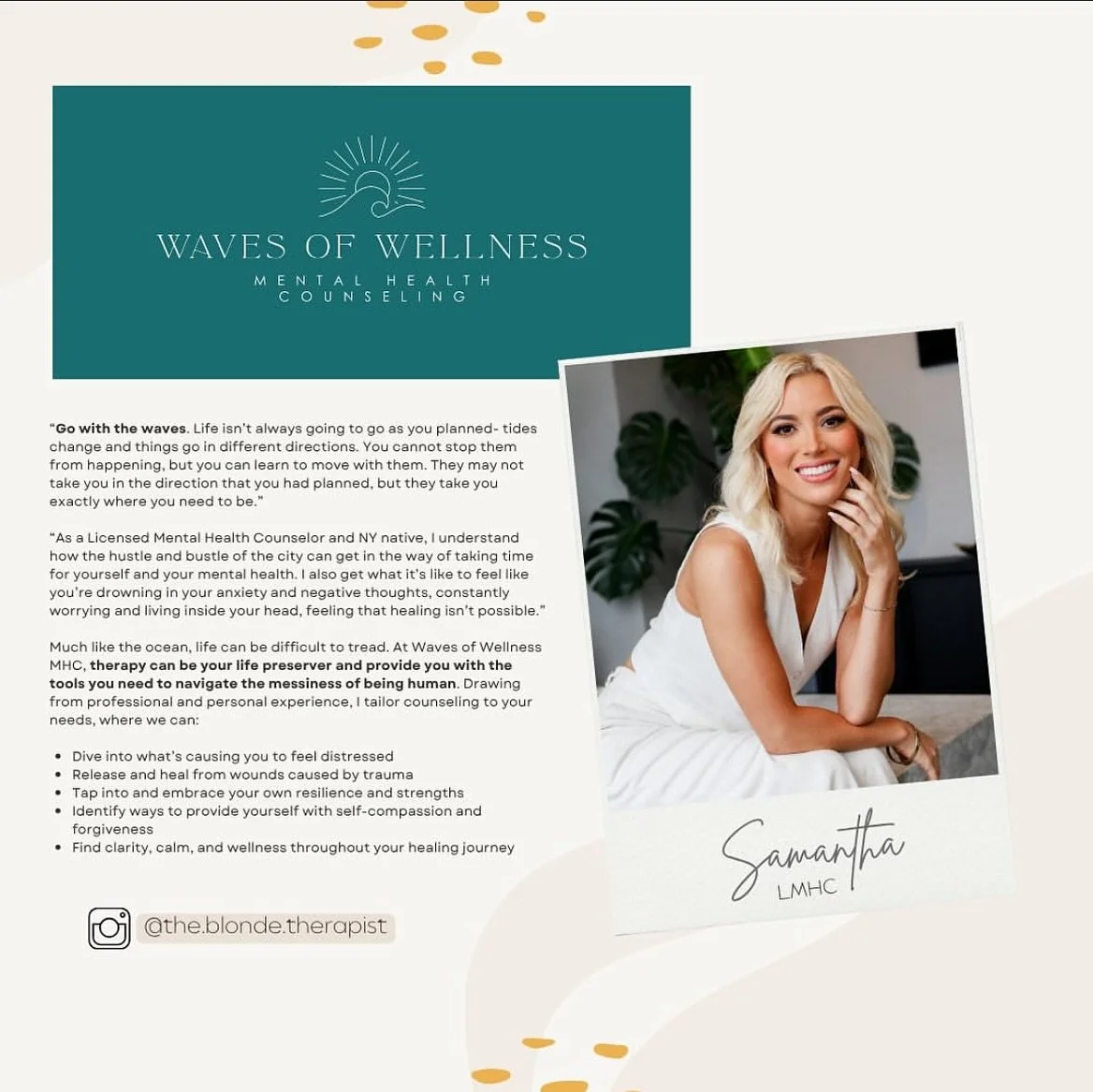 Just a few short days until Balance &amp; Bloom! Come and stop by my table to receive a wellness curated goodie bag! Hope to see you all there! 🌊🩵

Reposted by: @carlasfamilynutrition and @thrivecreativearts 
.
.
.
.
.
#wavesofwellnessmhc #theblond