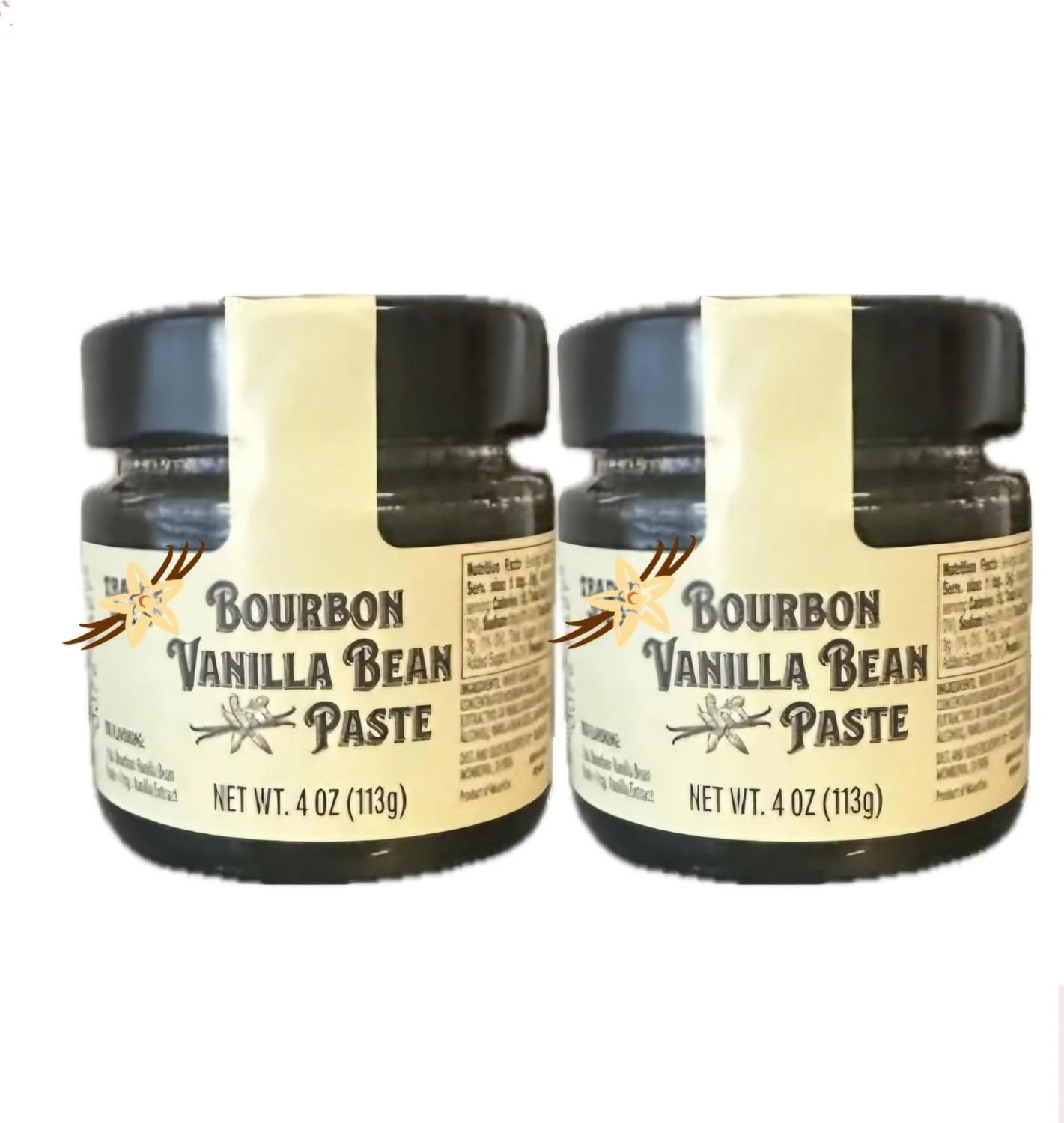 Trader joe's Bourbon Vanilla Bean Paste 4 oz - 2 COUNT