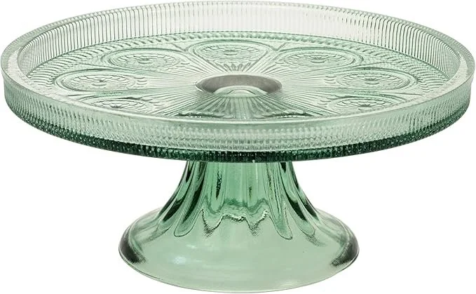 Boston International Vintage-Inspired Glass Cake Stand