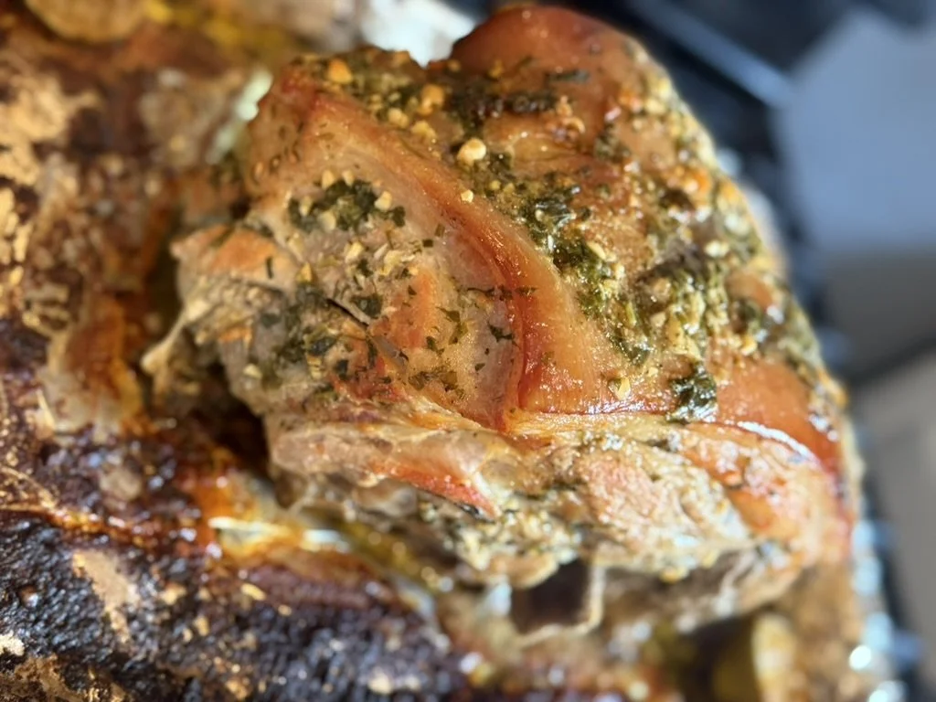 My Interpretation of My Mother’s Roast Pork, Pernil