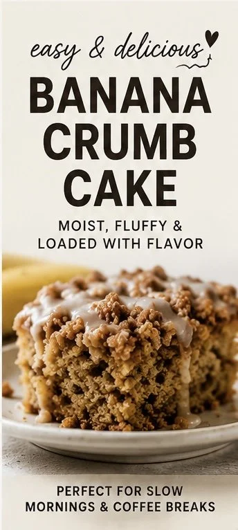 A Decadent Banana Coffee Crumb Cake
