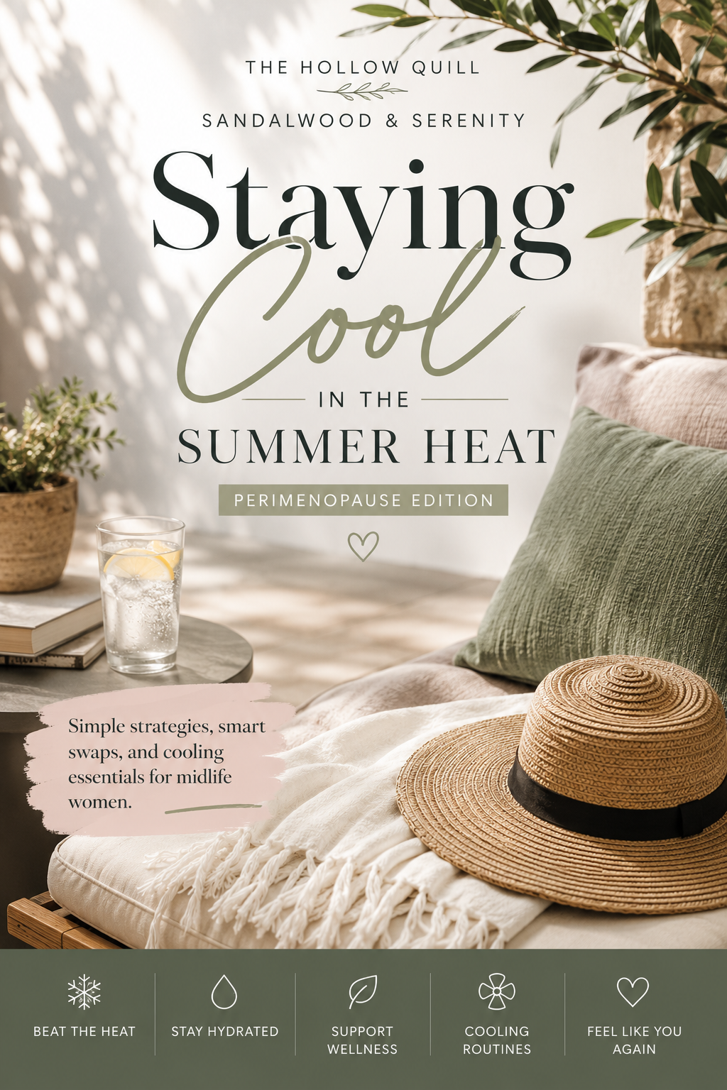 Sweating Through Summer: How to Stay Cool During the Summer Heat While Living with Perimenopause