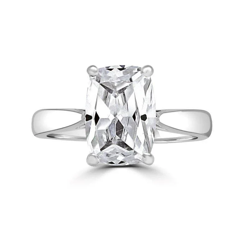 Radiant Diamond Veneer CZ 14k Gold