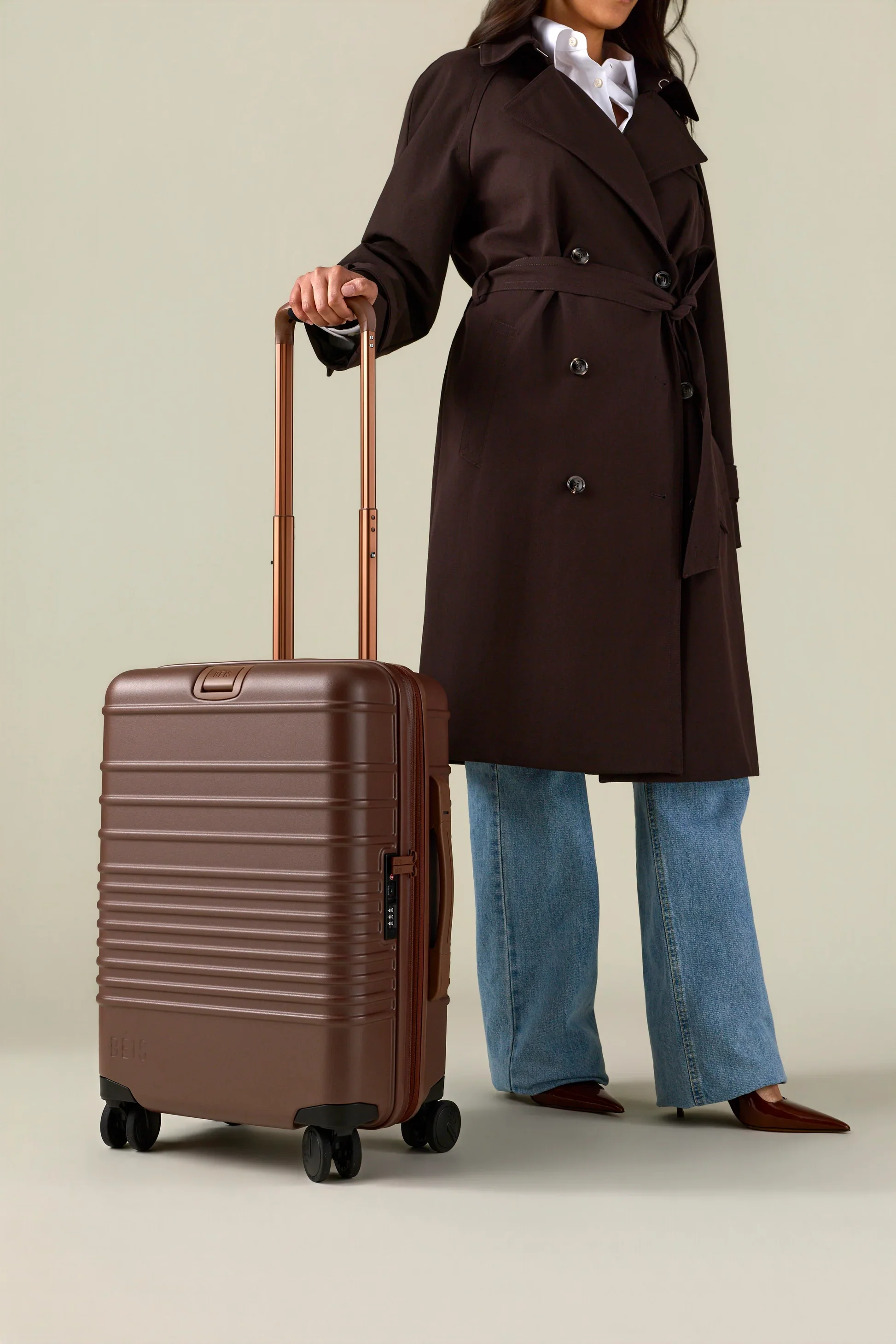 BEIS The Carry-On Roller-Maple-