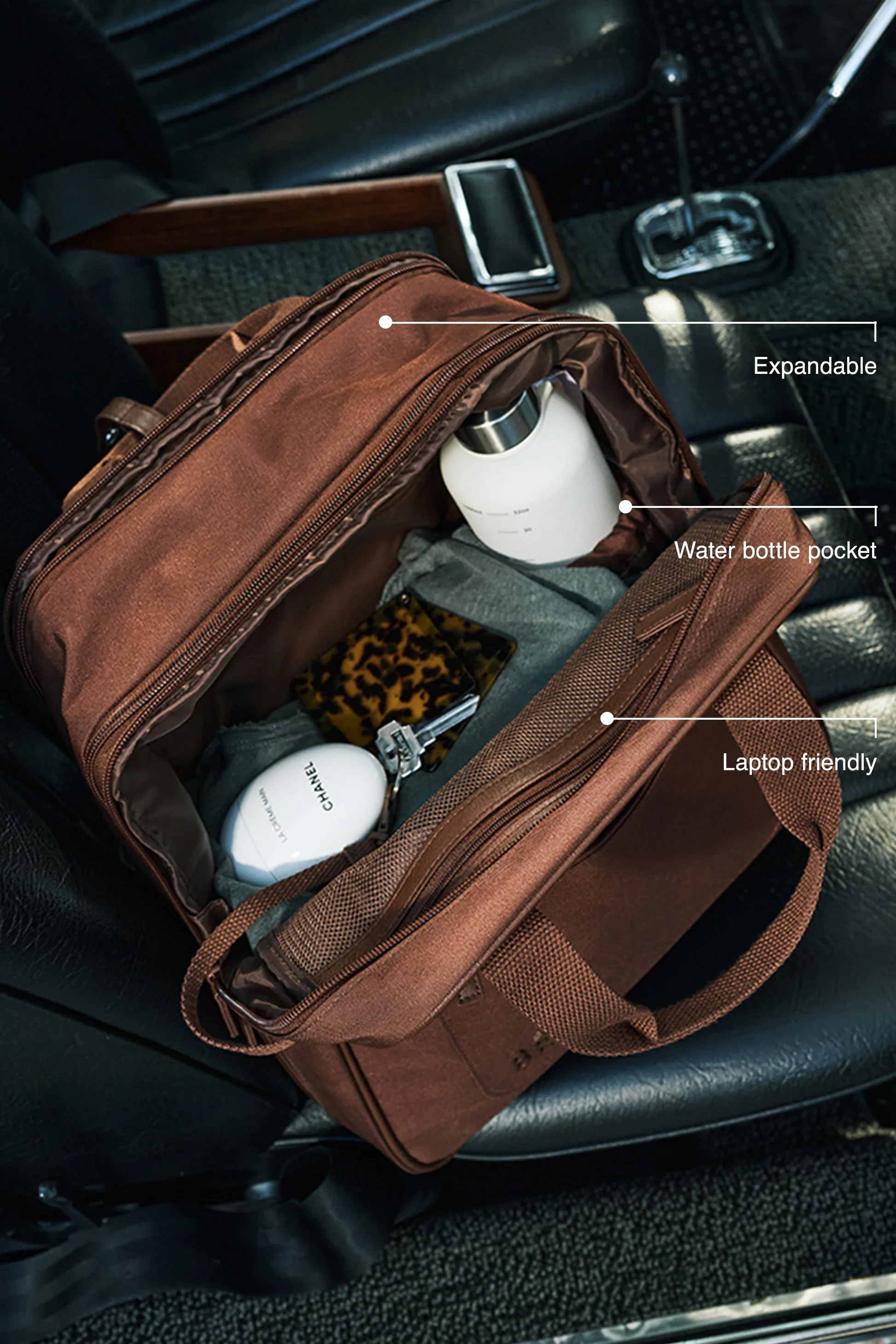 Expandable Backpack maple