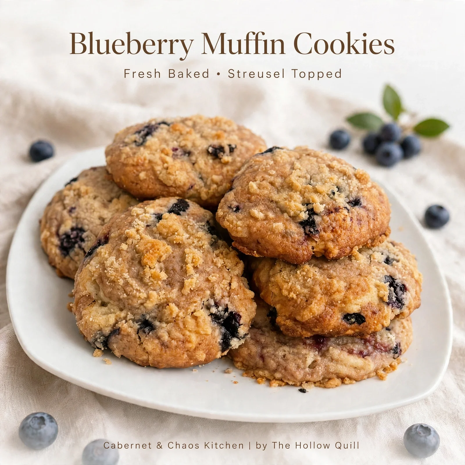 Blueberry Muffin-Top              Streusel Cookies 