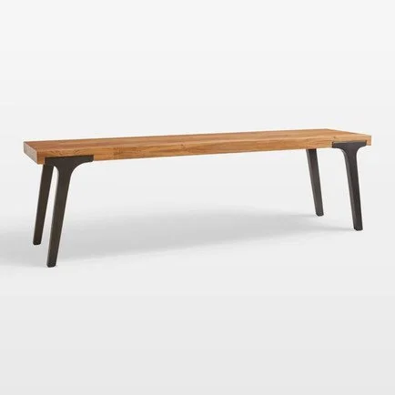 Lakin 59"" Teak Bench