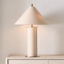 Remi Natural Linen Table Lamp 31.7