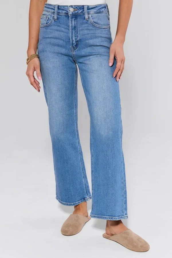Hailey-Medium-Hailey Medium Wash Wide Leg Jeans