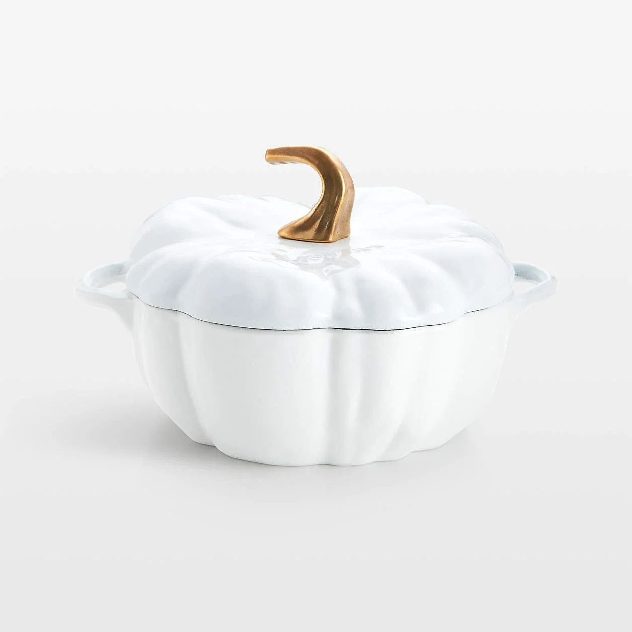 Staub ® 3.5-qt White Pumpkin Cocotte