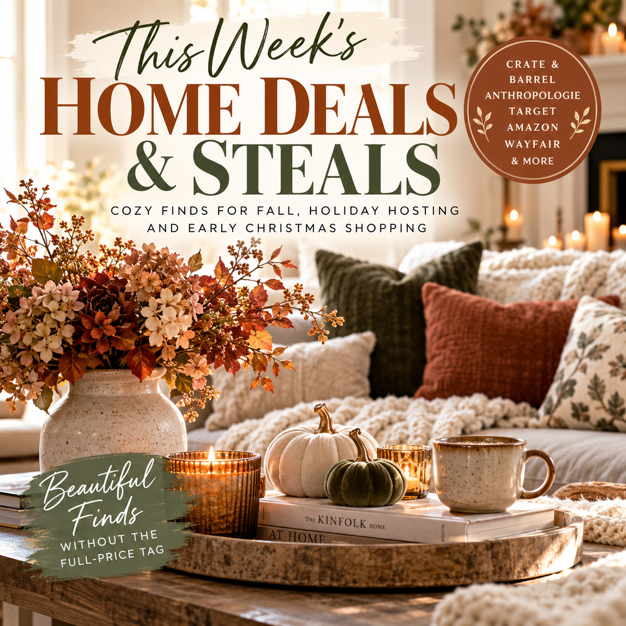 This Week's Home Deals &amp; Steals: Cozy October Finds