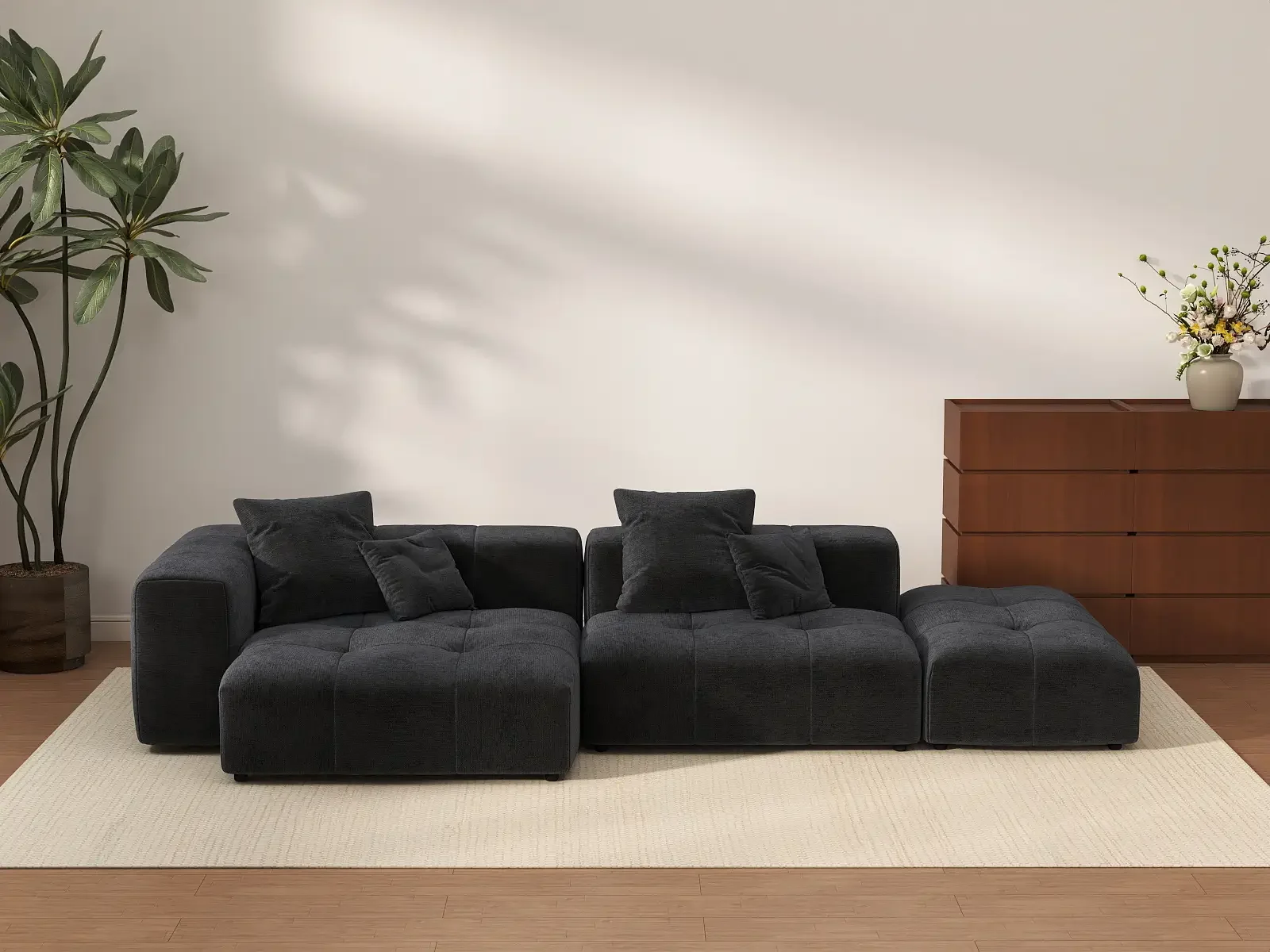 Matrix-2-Seater-Chaise-Sectional-in-Black-Linen_2.webp