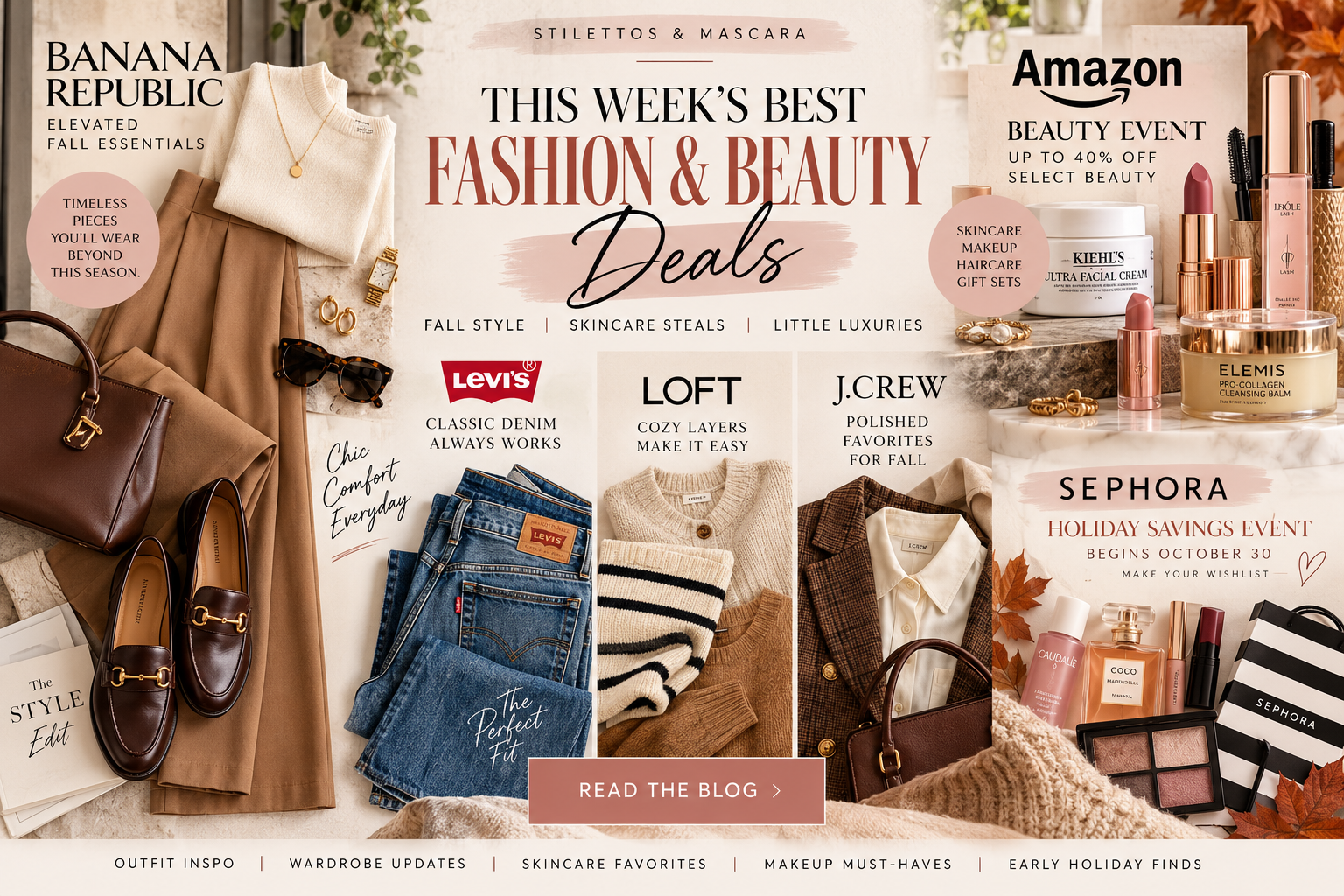 This Week's Best Fashion &amp; Beauty Deals: Fall Style, Skincare &amp; Little Luxuries Worth Shopping