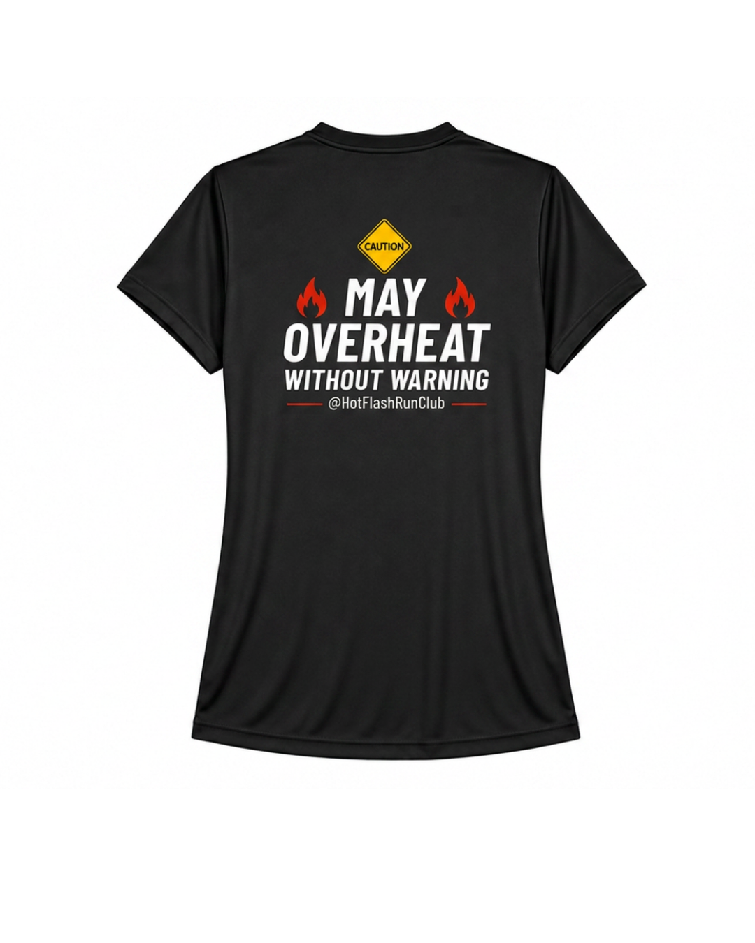 Add-On Back of Shirt Design "May Overheat Without Warning". Does not include shirt.
