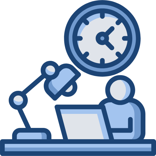 Icon of CRO project coordination and clinical research management tools.