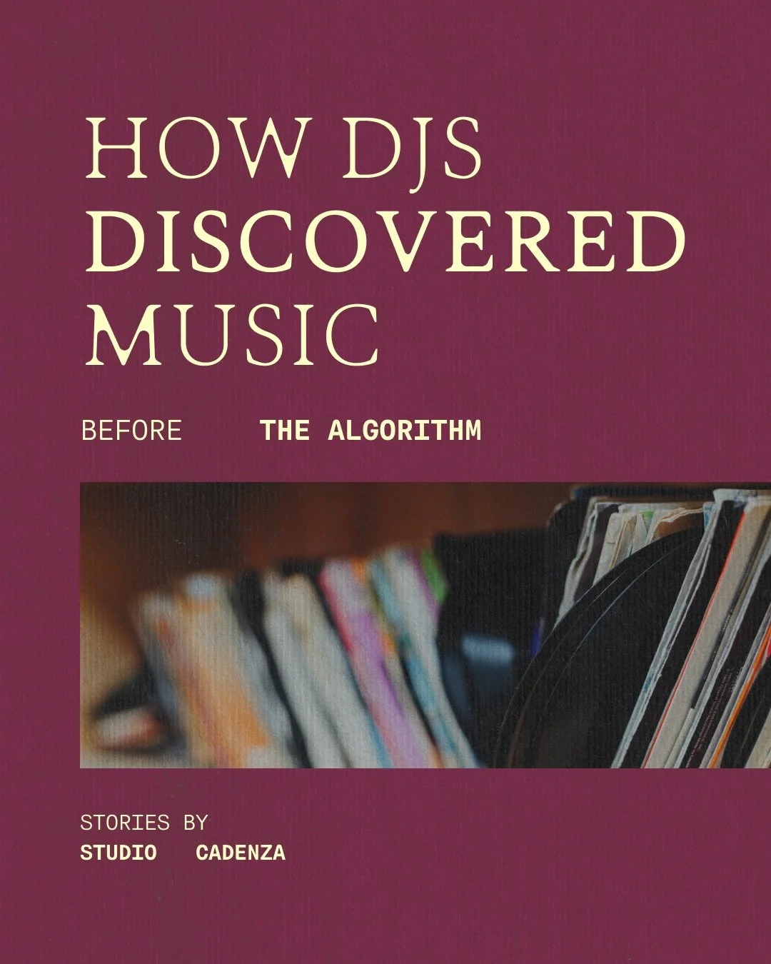Having more music at our fingertips hasn&rsquo;t ended the dig. If anything, it&rsquo;s given DJs more places to look.

But before search bars, streaming, and digital libraries, how did DJs find the records that shaped their sets?

Here&rsquo;s a qui