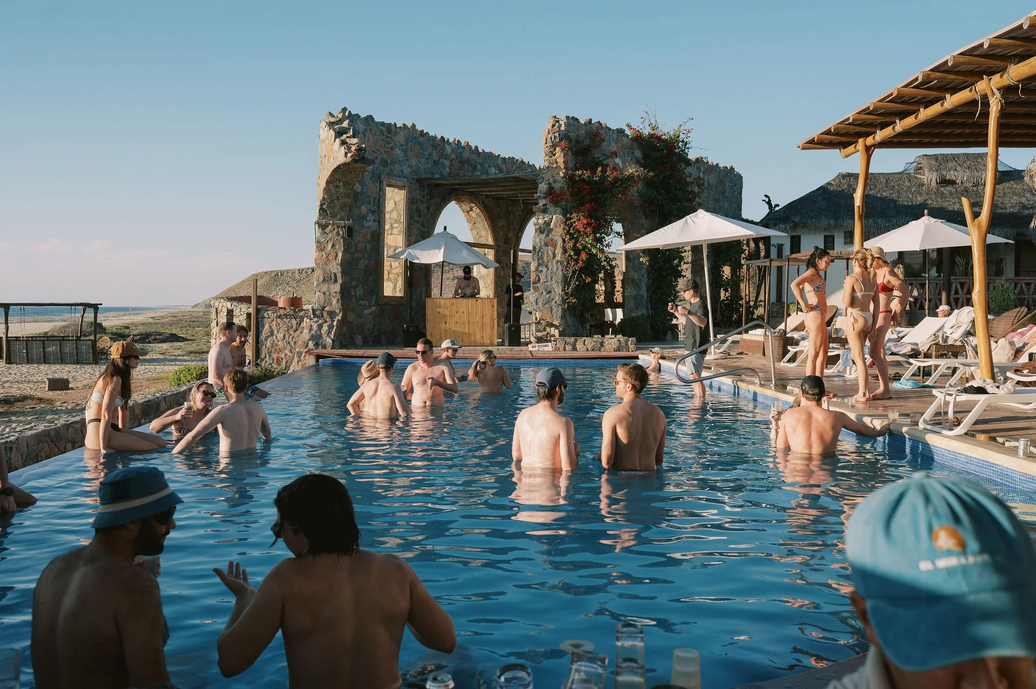 Pool Party at Todos Santos