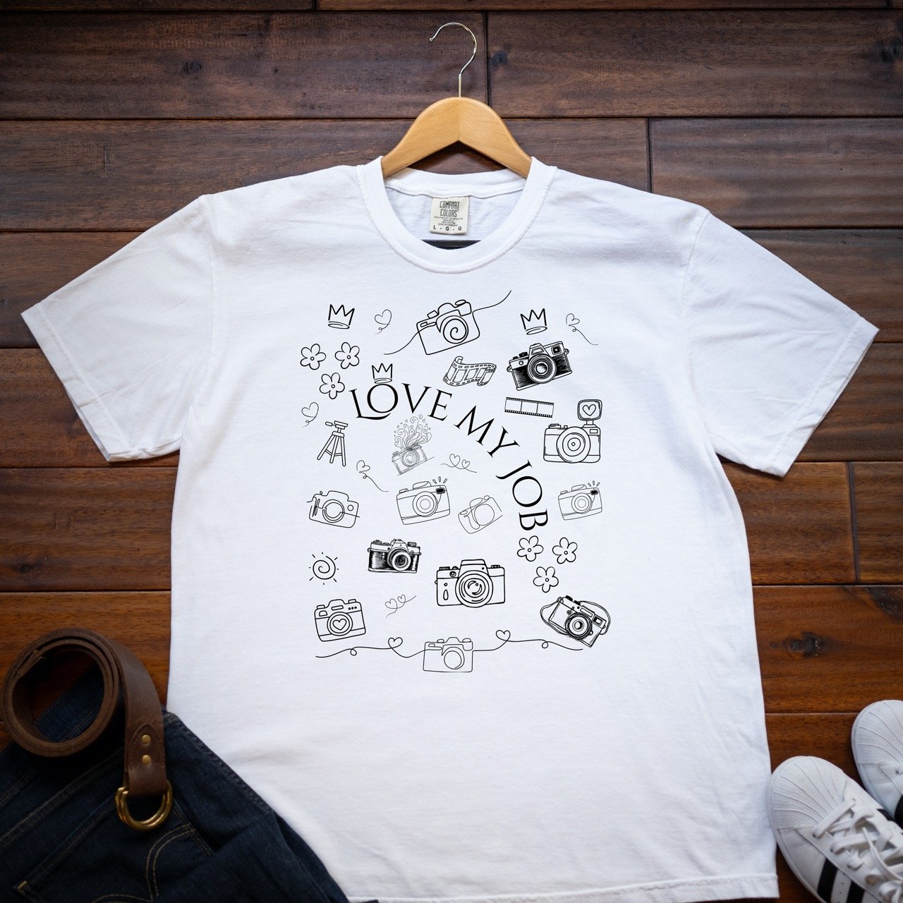 love my job black doodle tshirt Large.jpeg