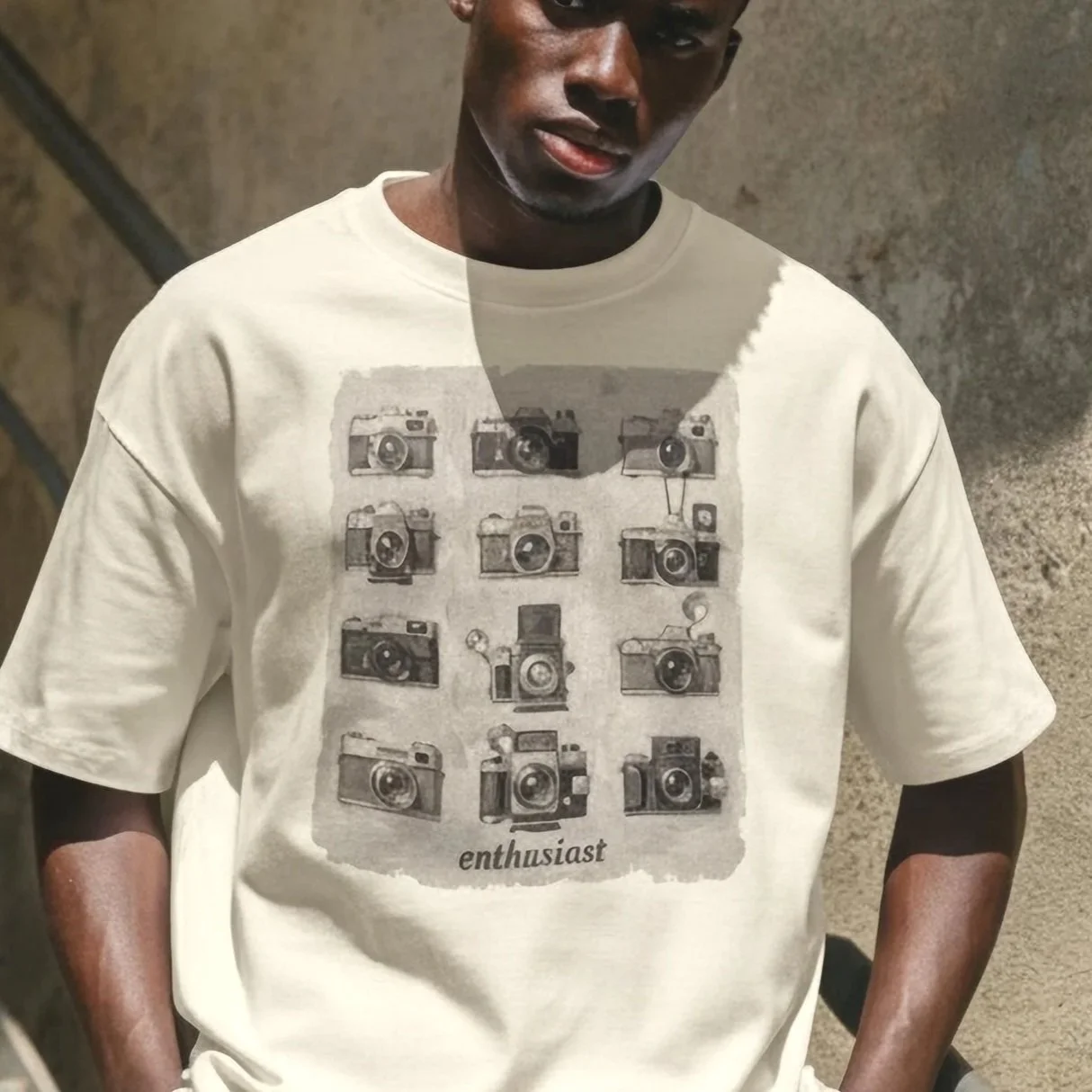 Vintage Camera Garment-Dyed T-shirt