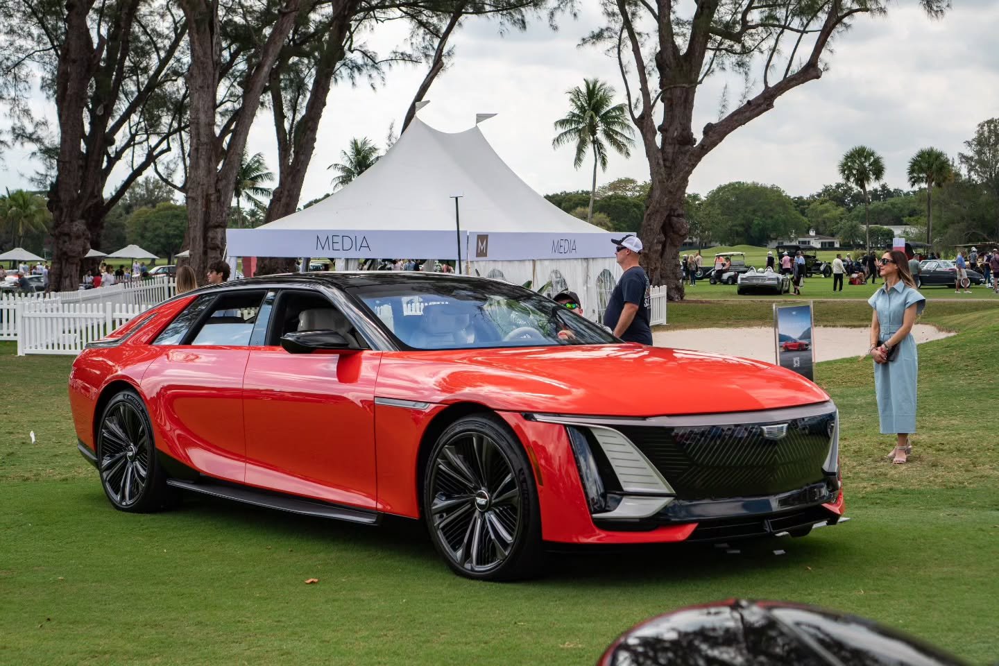 I finally got to see the Celestiq in person, Cadillac's bold and ambitious break into the upper stratosphere of electric luxury cars.

Its presence in the metal is undeniably spectacular. Cadillac has been long overdue for a modern full-size sedan, a