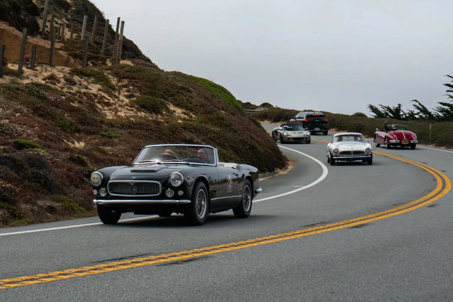 Big Sur really is Monterey's bonus track. Located far south of Car Week's main festivities, it's not exactly part of the official schedule, but it is very much an *event* for those willing to get up early and find their place along the coast. 

Simpl