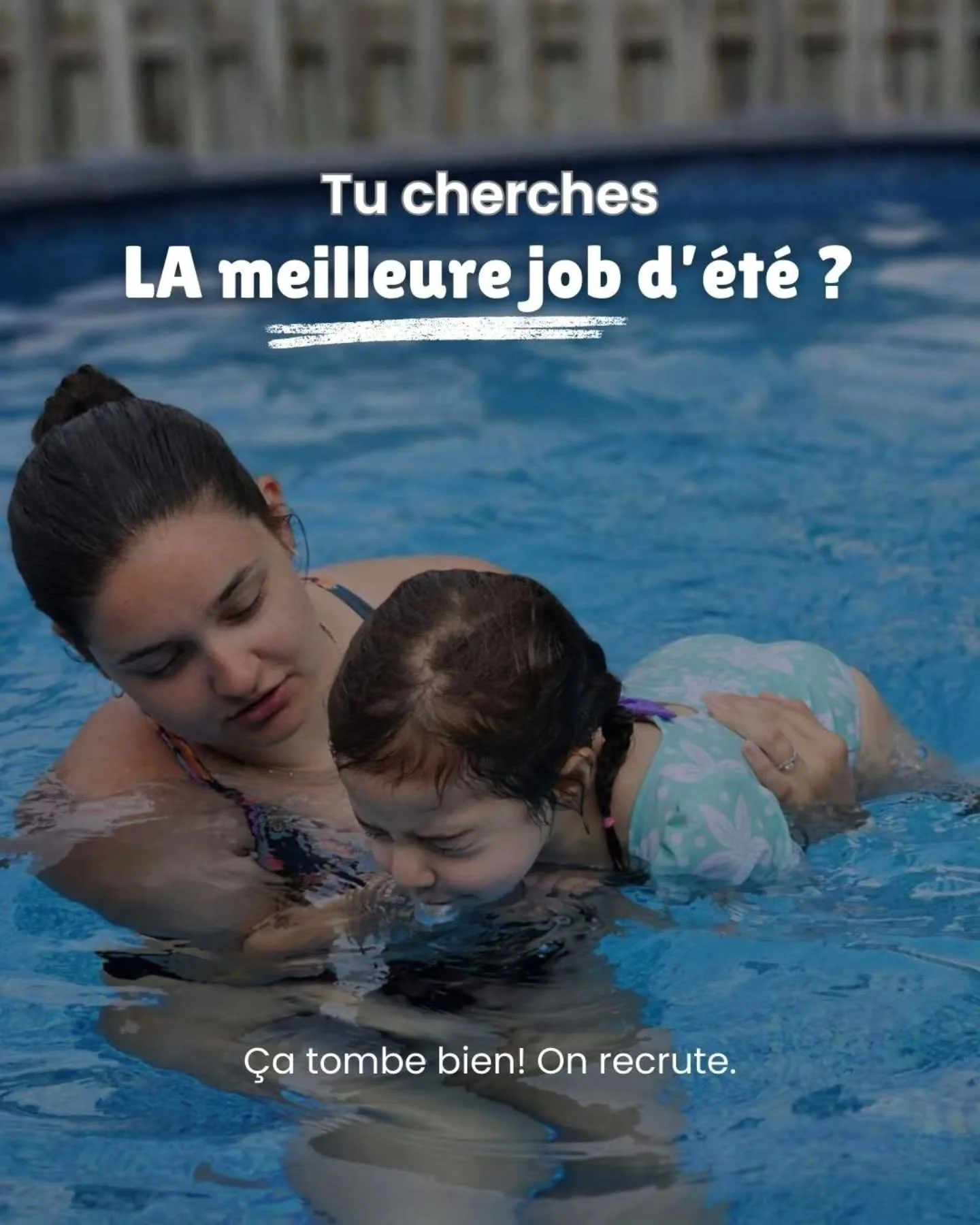 On est &agrave; la recherche de moniteurs de natation pour cet &eacute;t&eacute; ! ☀️

💦 Tu dois avoir ton SN &amp; ton PSG &agrave; jour
💦 Formation en enseignement de la natation (un atout)
💦 Exp&eacute;rience en enseignement de la natation (un 