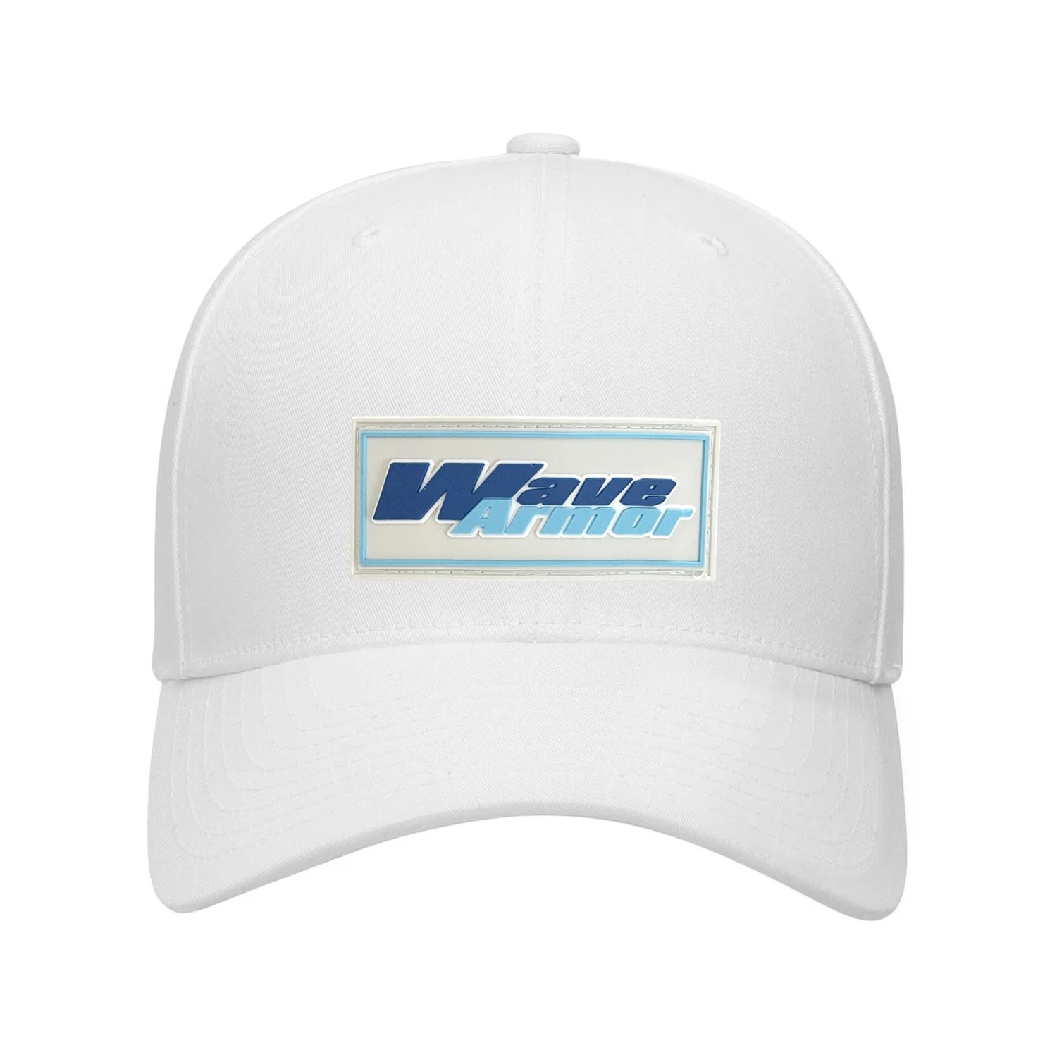 White Mesh PVC Patch Hat