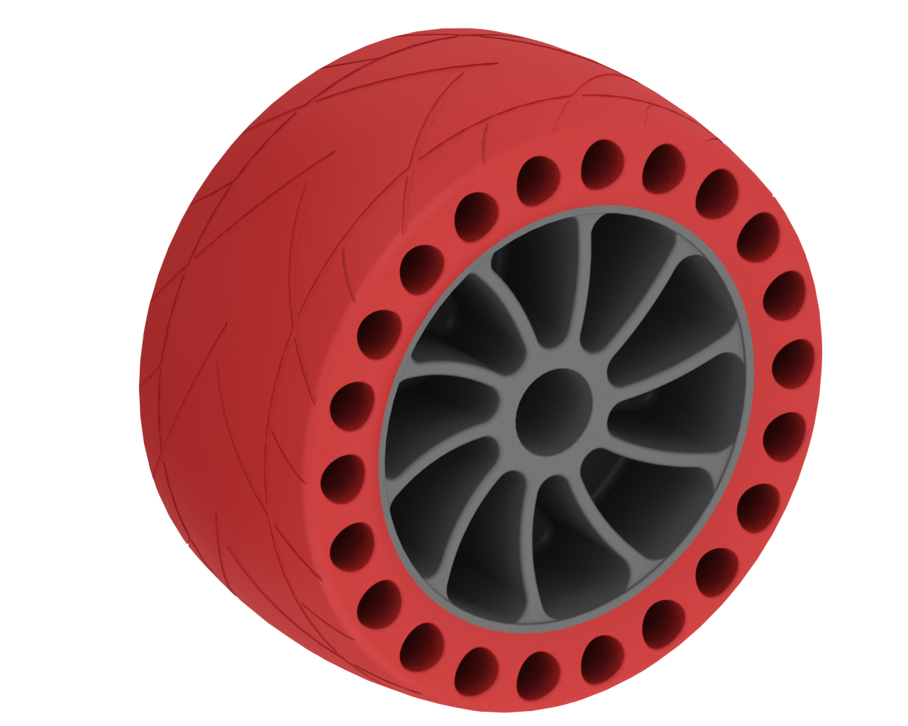Pro Port Red Wheel
