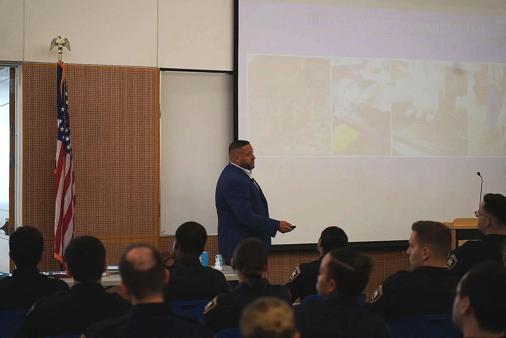 LNC co-founder Victor Cardona leading a training session about ghost guns