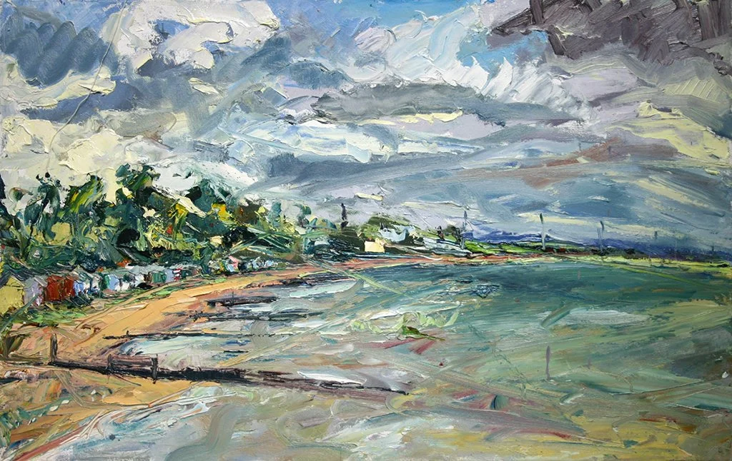 Hedges and Light, 2006, oil on canvas.jpg