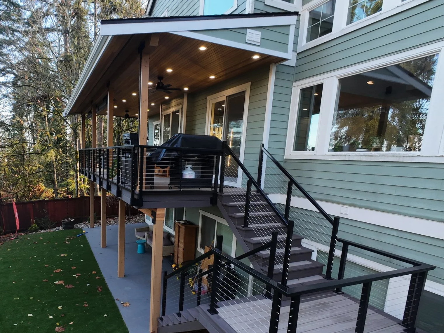 Covered Deck Extensions Endura Decking Co