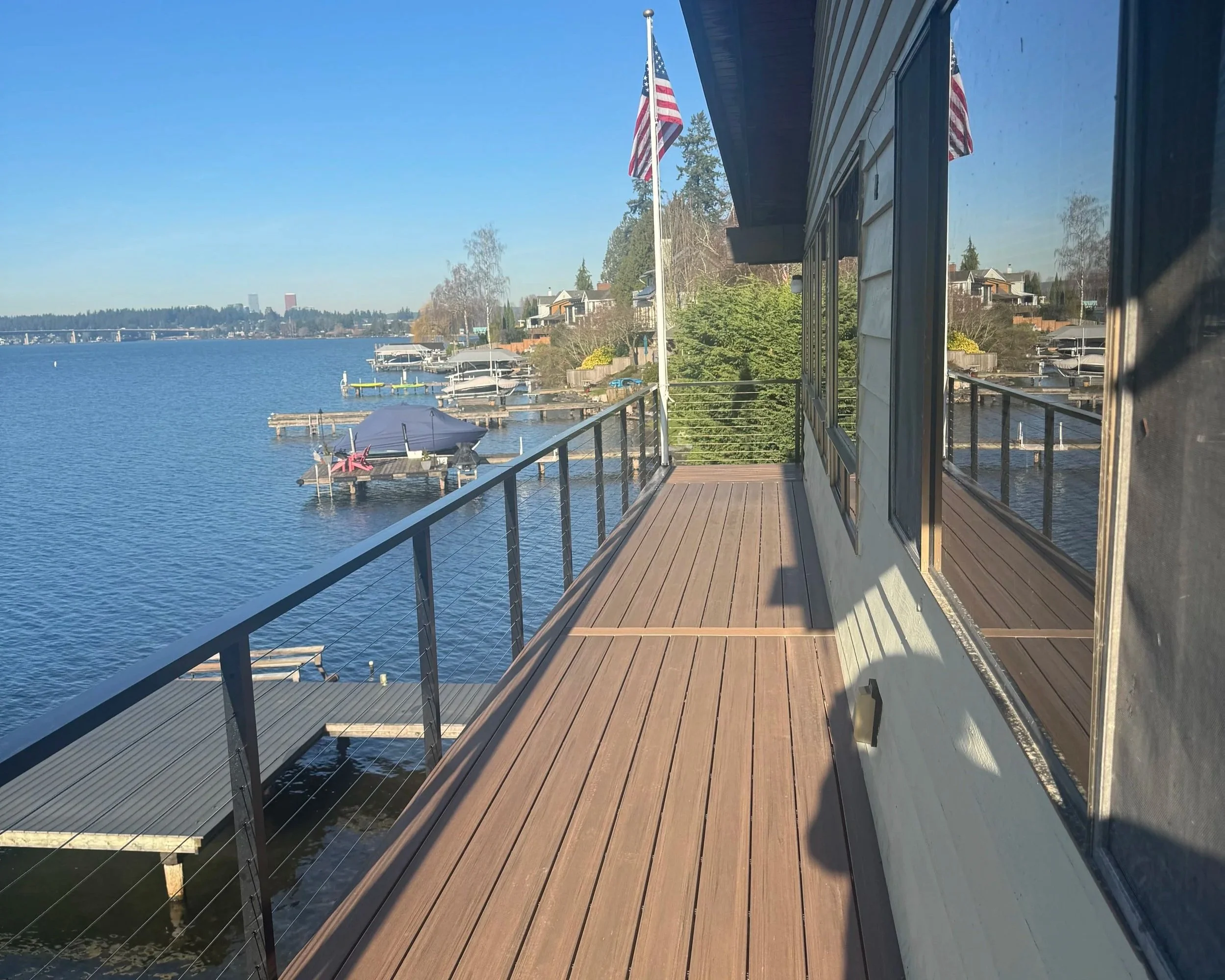horizontal cable railing for enhanced safety and views