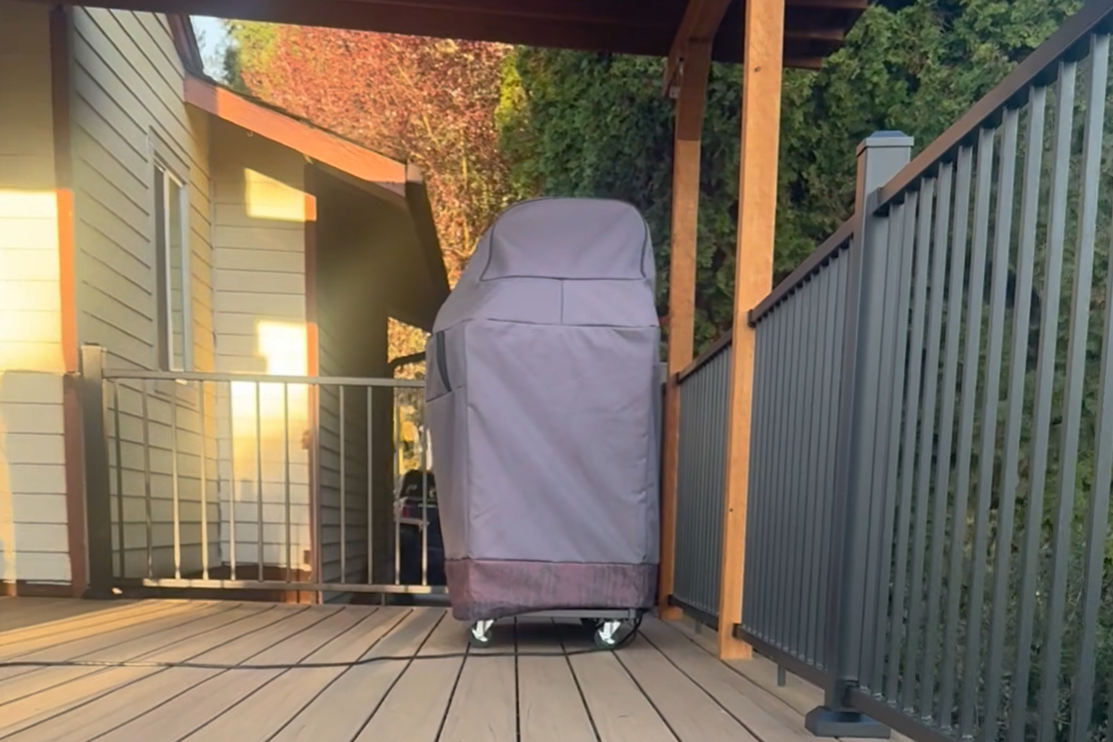 second story deck with cover within client budget