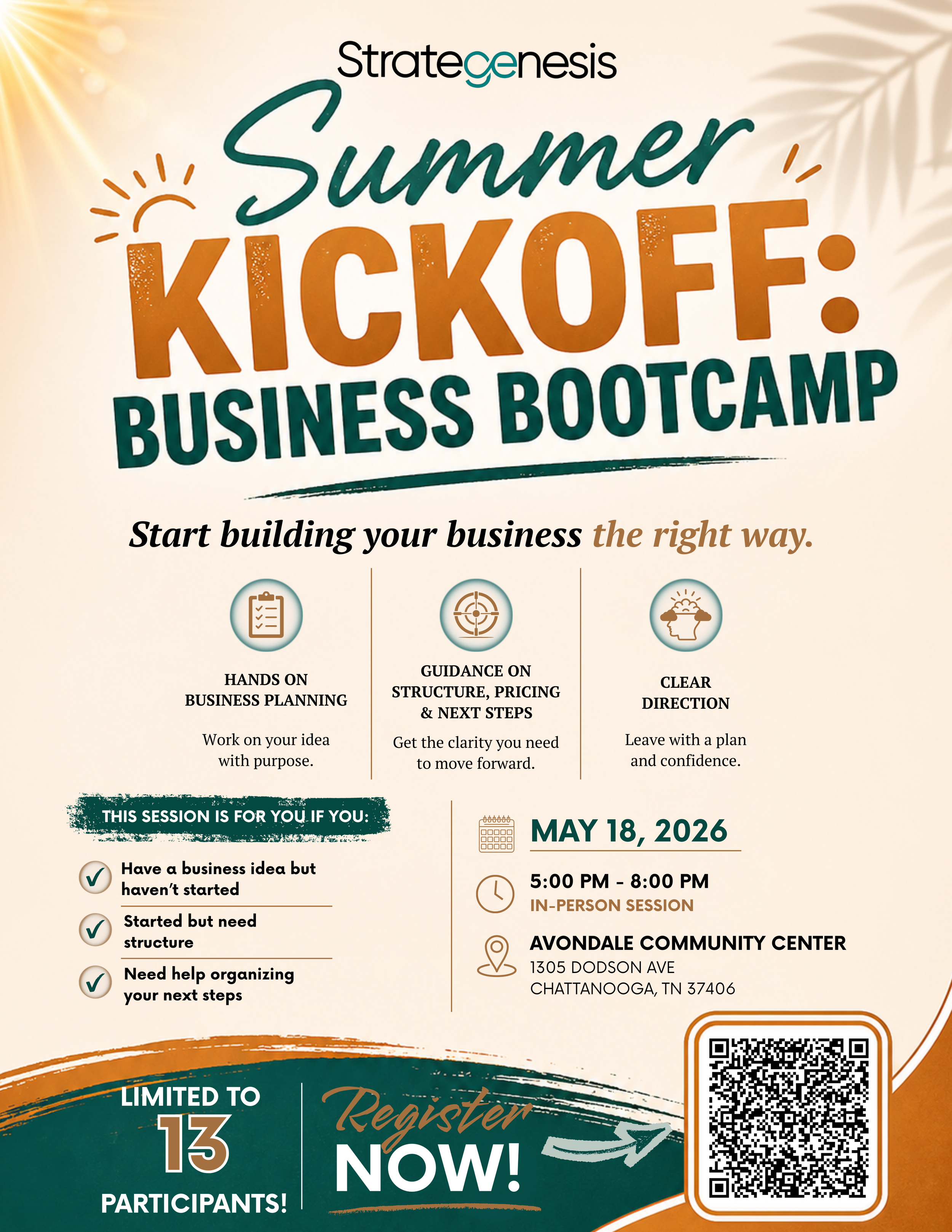 Summer Kickoff: Business Bootcamp