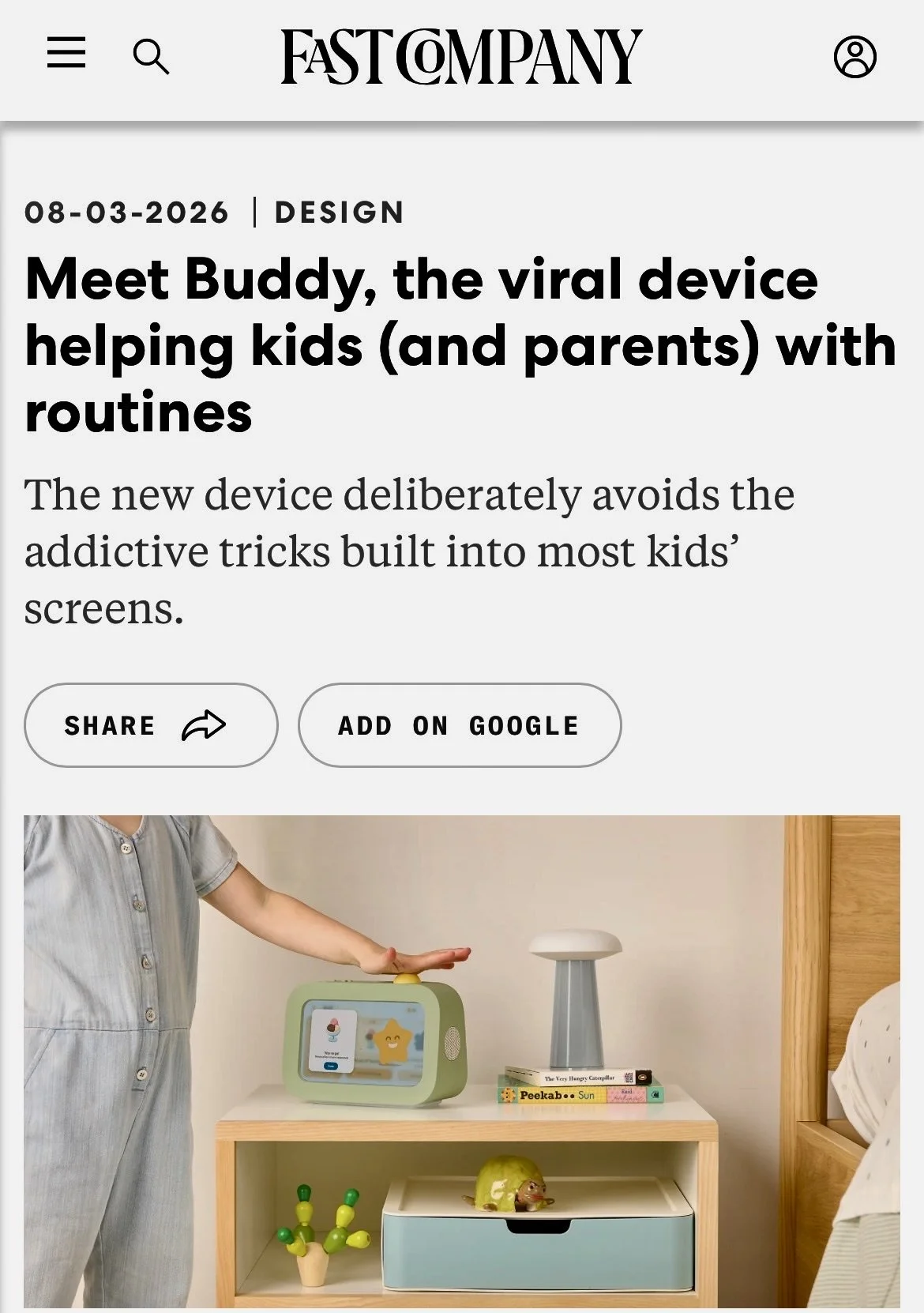 level featured in Fast Company