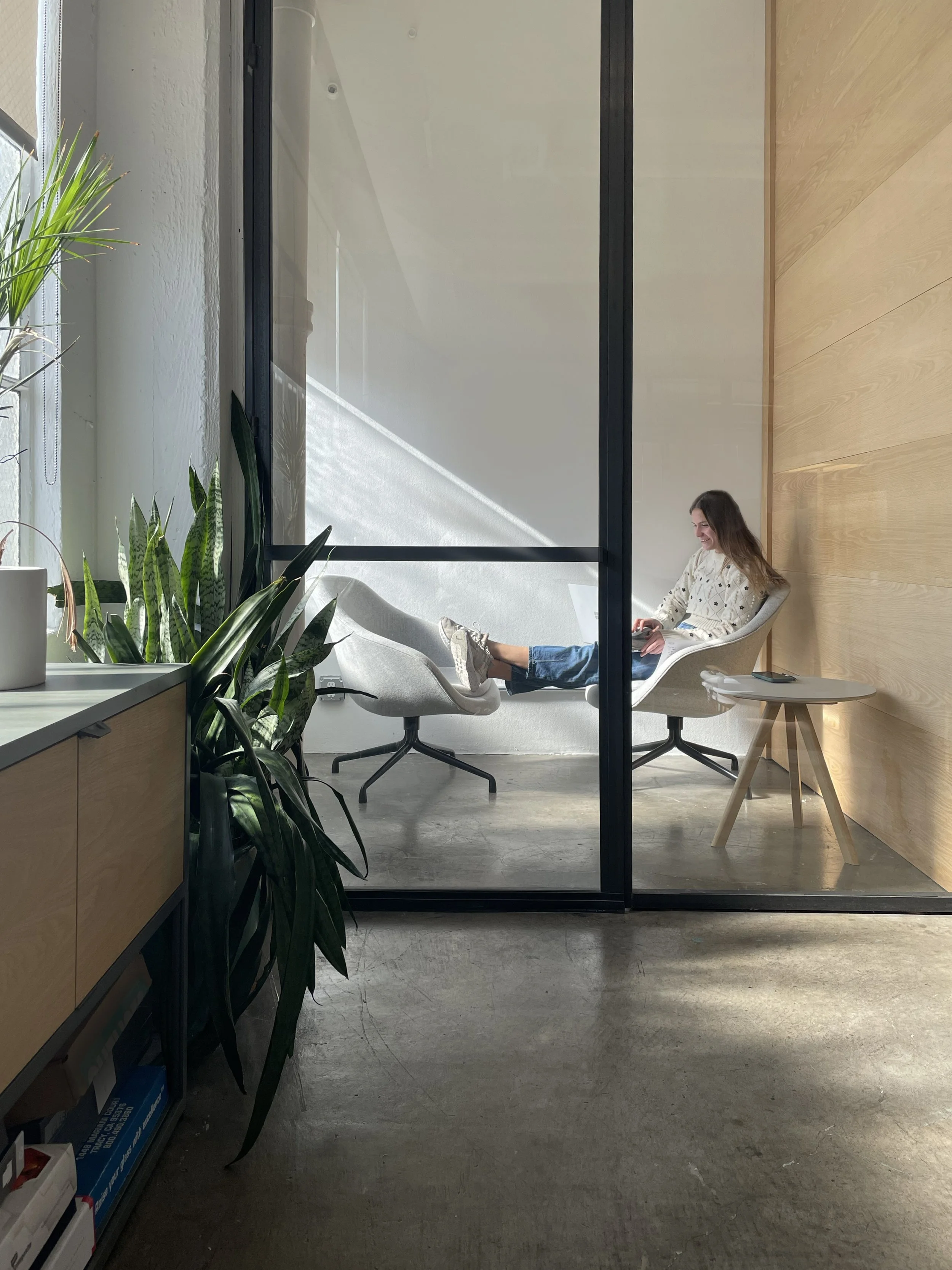 level designers collaborate in the design studio