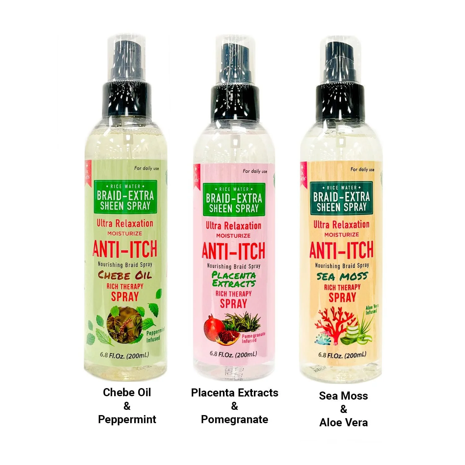 Dr. Girls Anti-Itch Braid Sprays