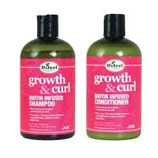 Difeel Growth & Curl Shampoo/Conditioner
