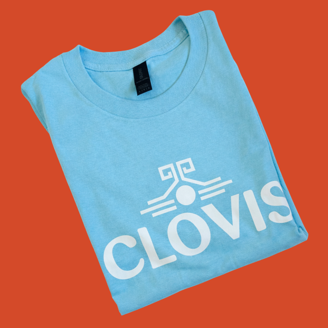 Blue Clovis Action Team T-shirt
