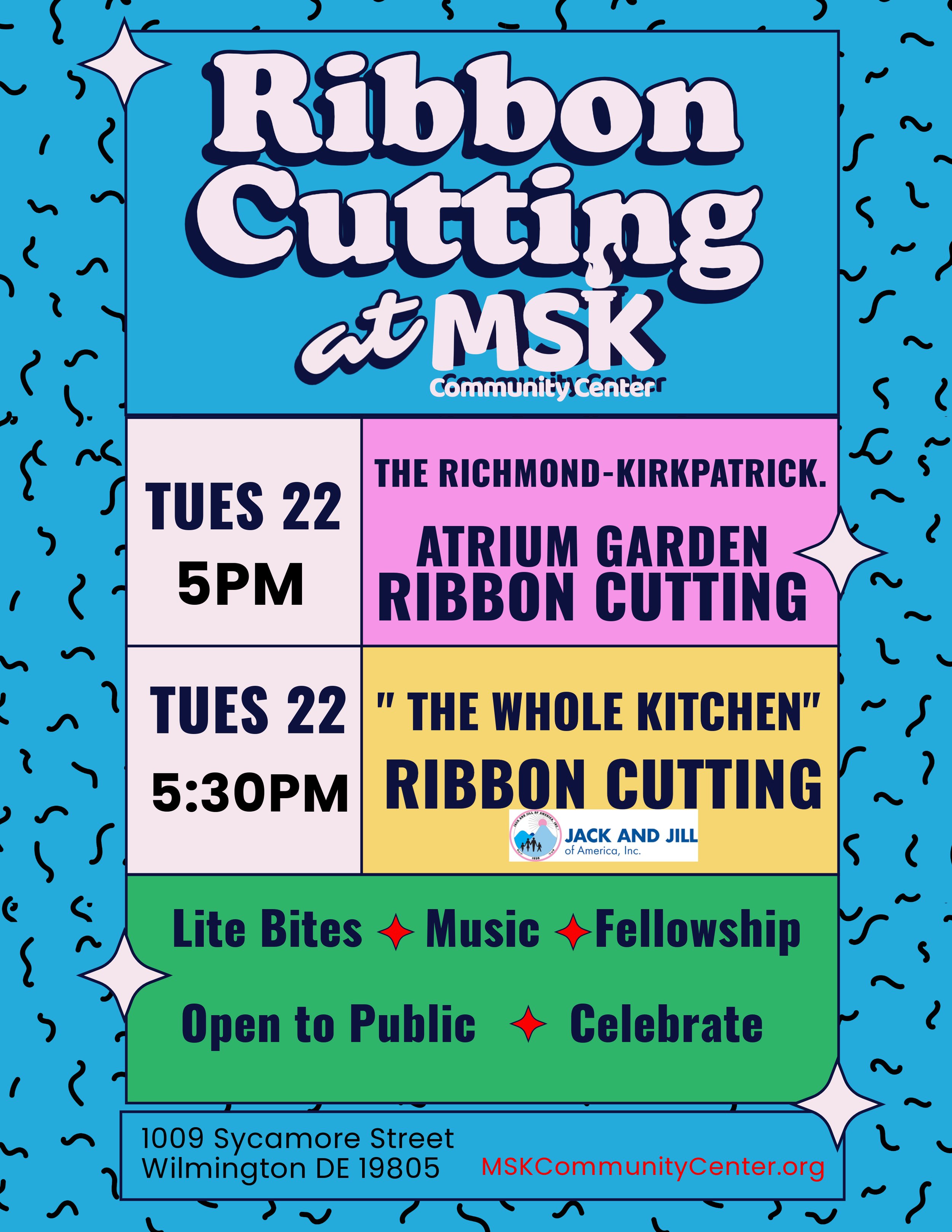Ribbon Cutting at MSK Community Center