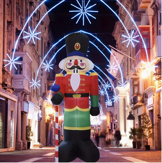 Statue gonflable de Noël
