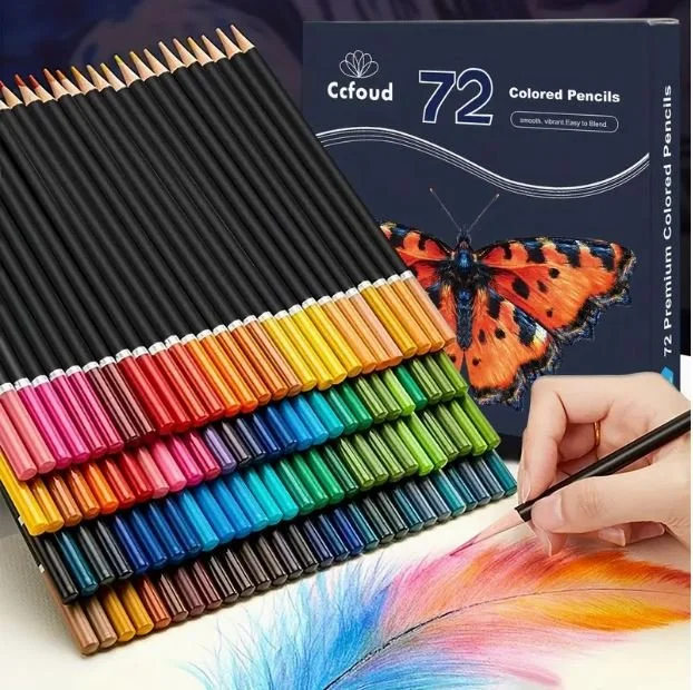 Crayons de couleur en bois