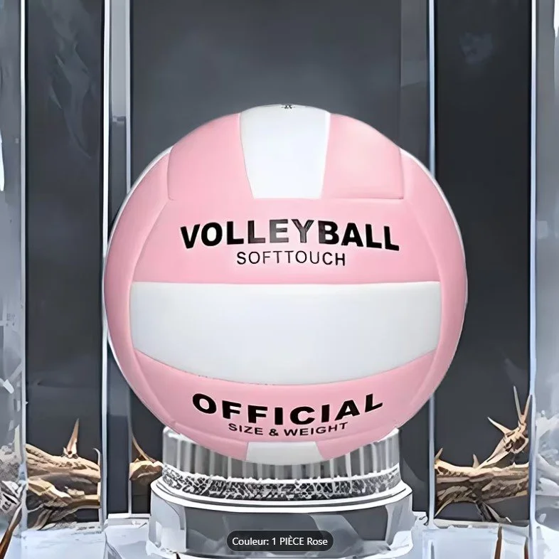 Ballon de Volleyball Soft Touch - Officiel - Rose