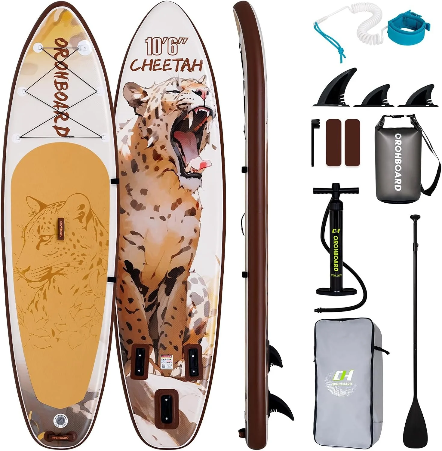 🏄‍♂️ Planche de Stand Up Paddle Gonflable – 10.6' x 32.5'' x 6''