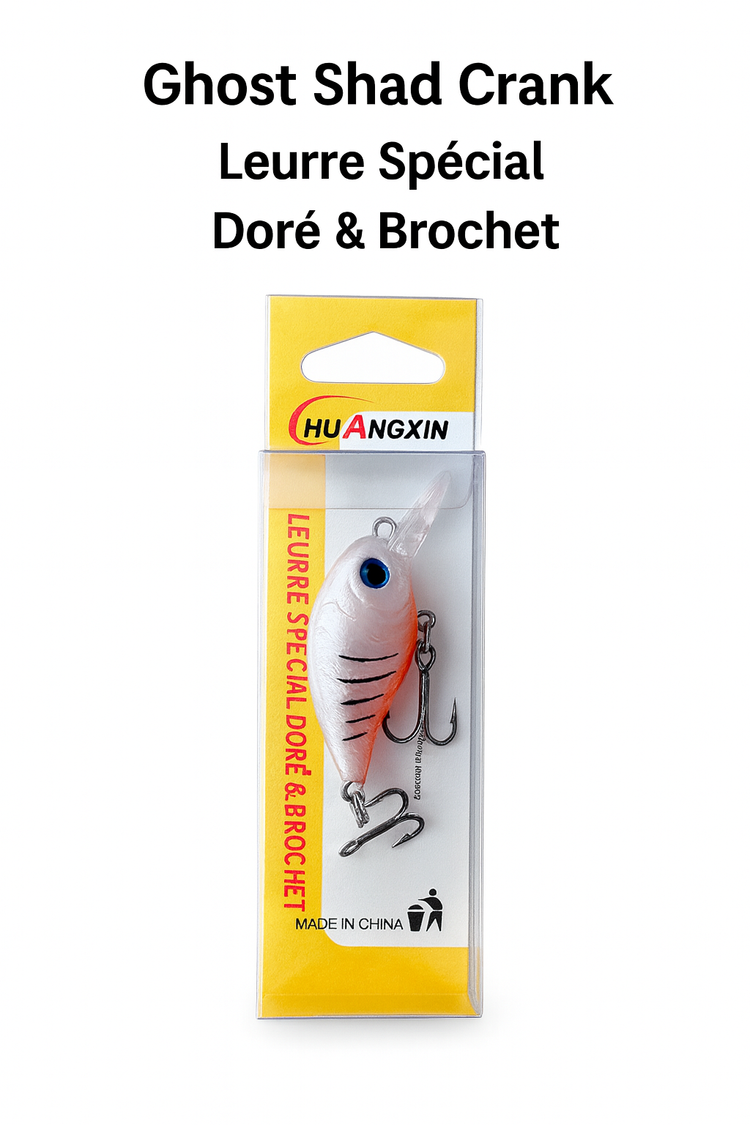 Ghost Shad Crank – Leurre Spécial Doré & Brochet
