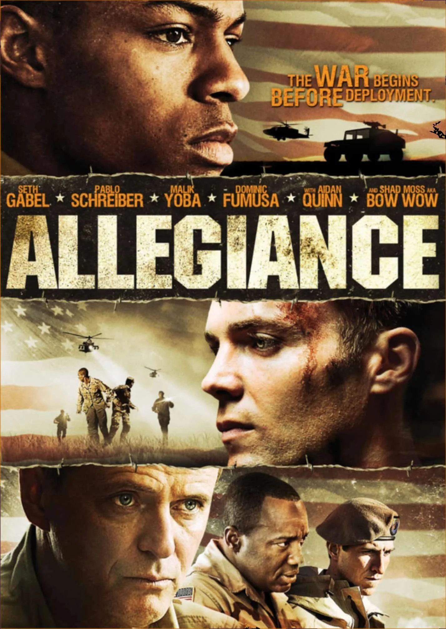Movie poster for 'Allegiance'