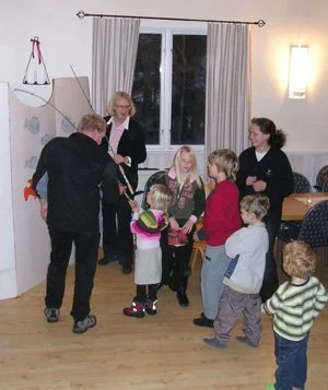 Julgransplundringen i Bygdegården