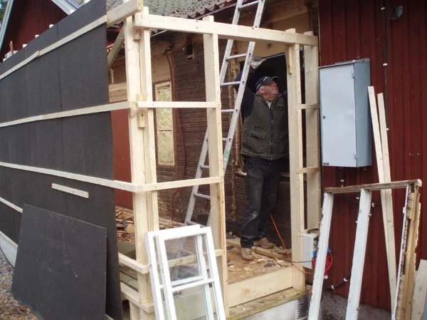 Bygdegården fick nytt kök. Oktober - November 2007