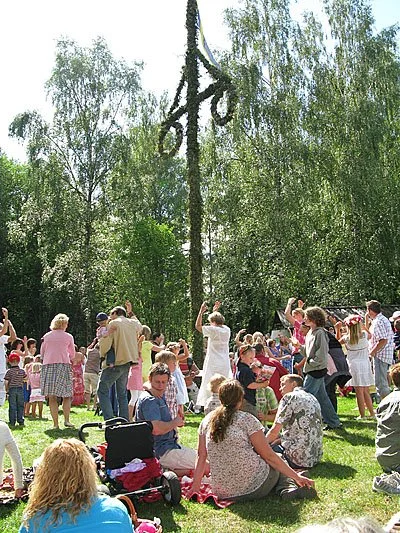 Midsommarafton 2008 vid Orkesta Bygdegård