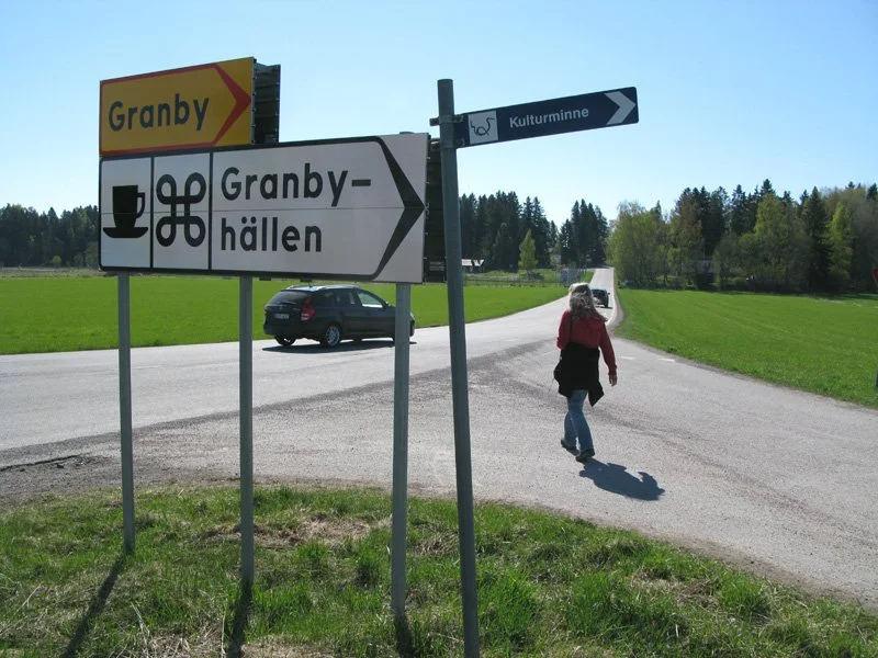  Granbyhällen (och Hökeriet) har fått ny tydlig skyltning 